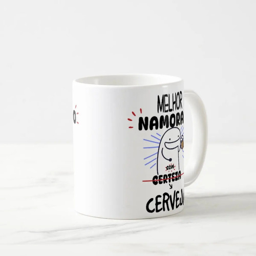 Caneca Personalizada Divertida Melhor Namorado com Cerveja