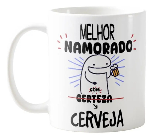 Caneca Personalizada Divertida Melhor Namorado com Cerveja - Outros (Casal)