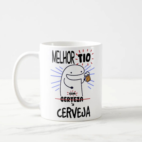 Caneca Personalizada Divertida Melhor Tio Amigo com Cerveja - Outros (Amigo(a))