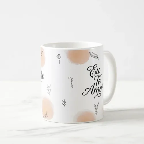 Caneca Casal com Frase Para Sempre Nós - Dia dos Namorados - Branca