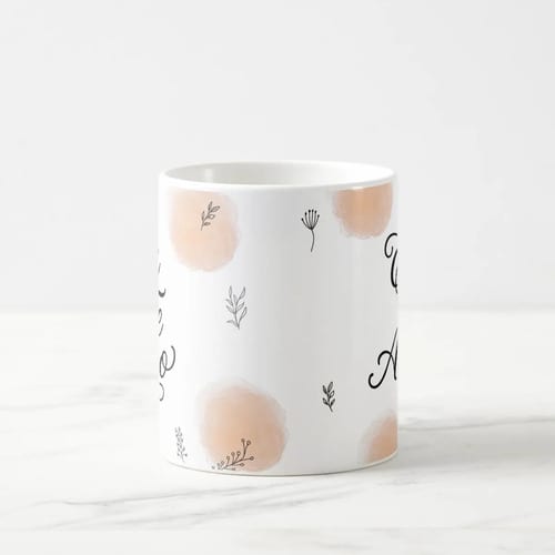Caneca Personalizada Declação de Amor Eu Te Amo - Branca