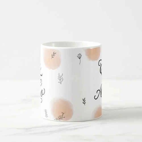 Caneca Personalizada Declação de Amor Eu Te Amo - Branca