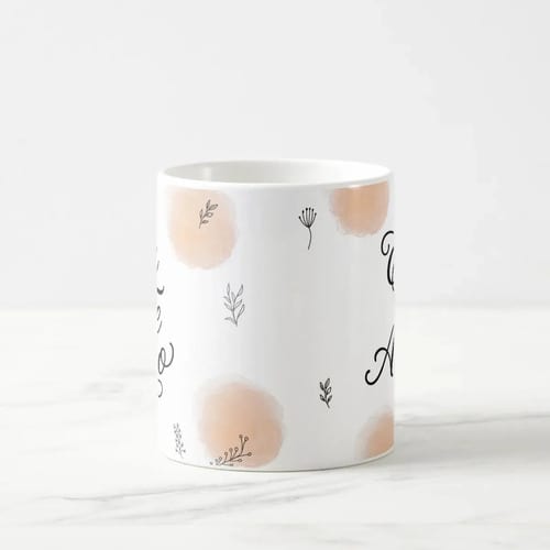Caneca Personalizada Declação de Amor Eu Te Amo - Branca