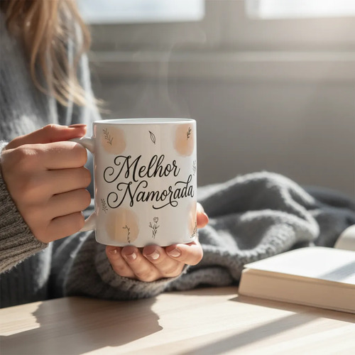 Caneca Personalizada Melhor Namorada - Branca