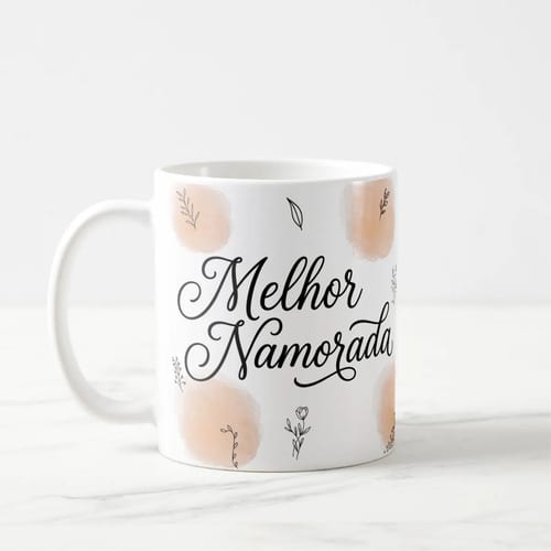 Caneca Personalizada Melhor Namorada - Branca