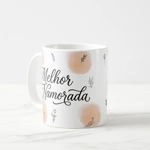Caneca Personalizada Melhor Namorada - Branca