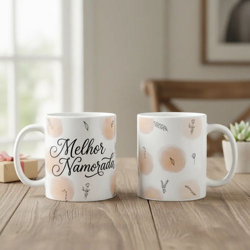Caneca Personalizada Melhor Namorada - Branca - Outros (Casal)