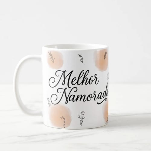 Caneca Personalizada Melhor Namorado - Branca - Outros (Casal)
