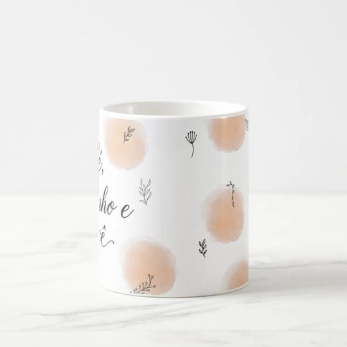 Caneca Café Carinho e Você - Branca