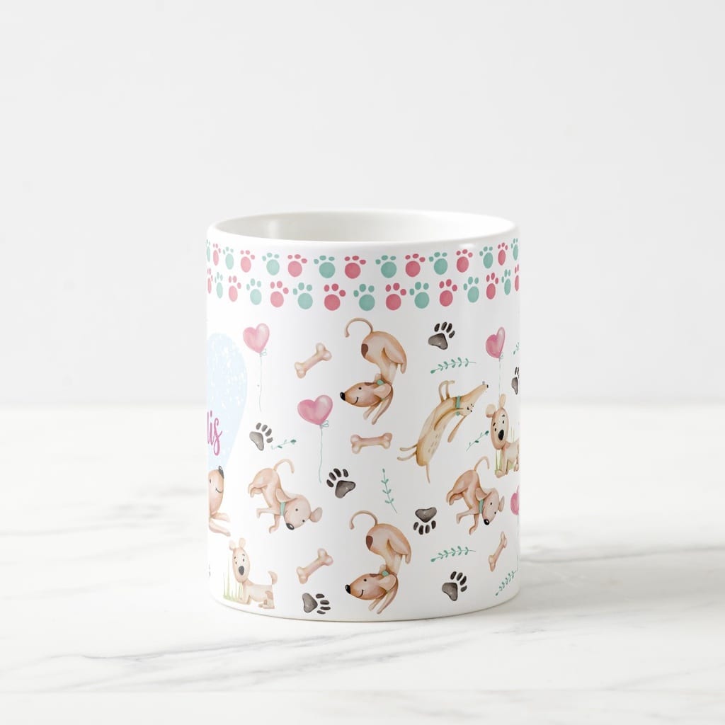 Caneca Cachorro Vira Lata Um Café com Muito Amor
