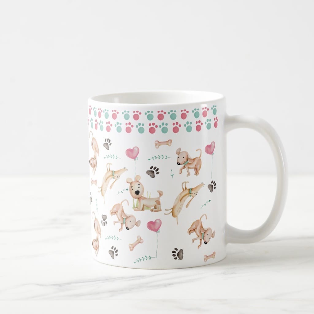 Caneca Cachorro Vira Lata Um Café com Muito Amor