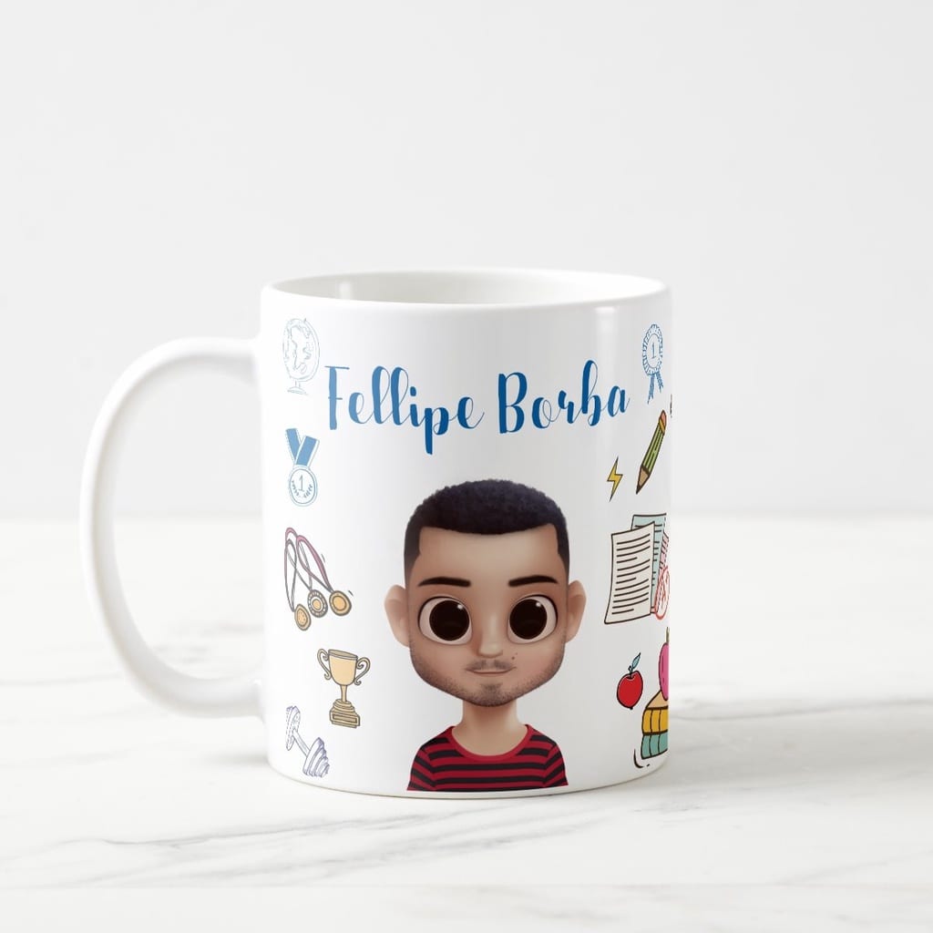 Caneca Personalizada Presente Professor Infantil Esporte - Dia dos Professores (Educação Infantil)
