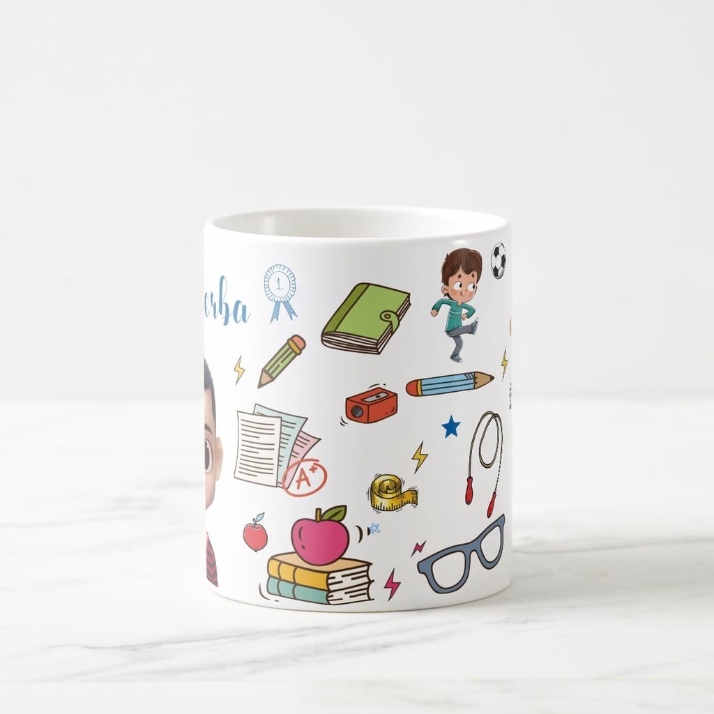 Caneca Personalizada Presente Professor Infantil Esporte