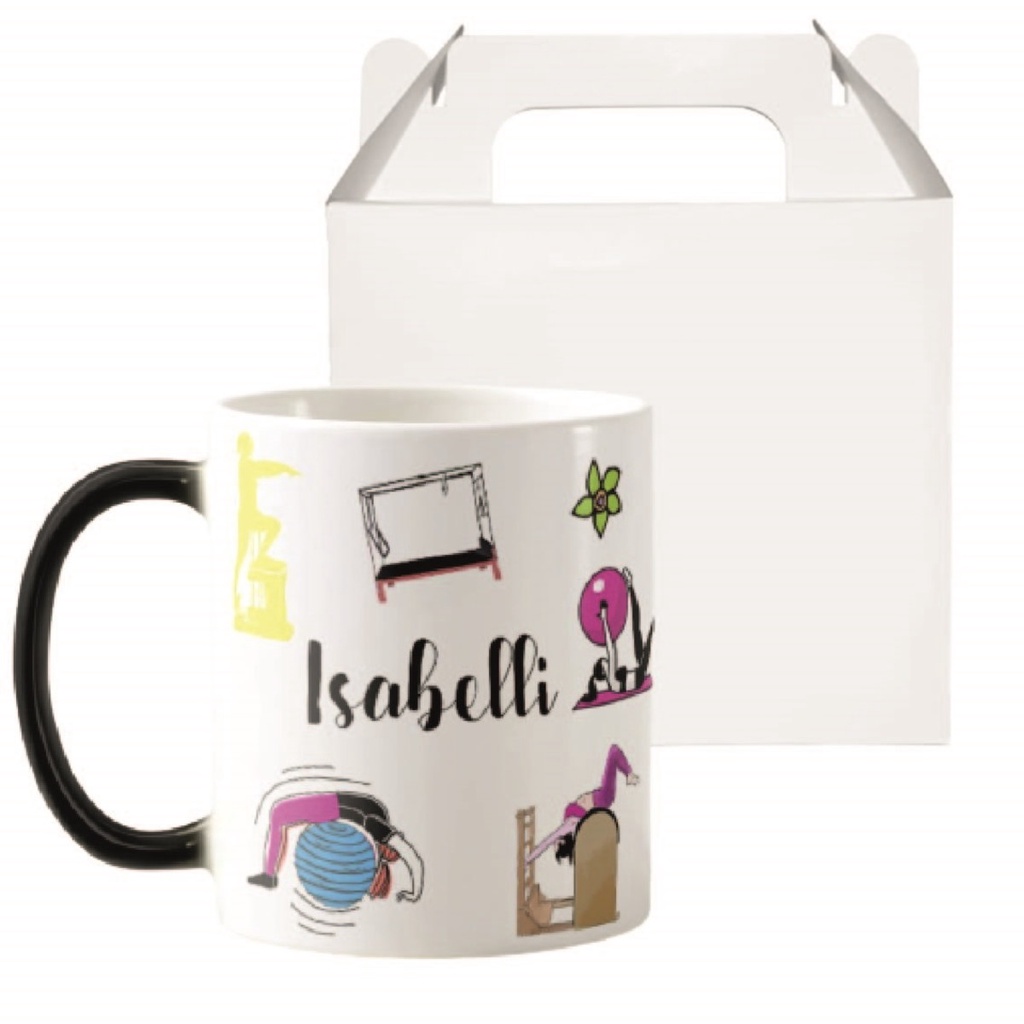 Caneca Mágica Personalizada com Nome Professor de Pilates