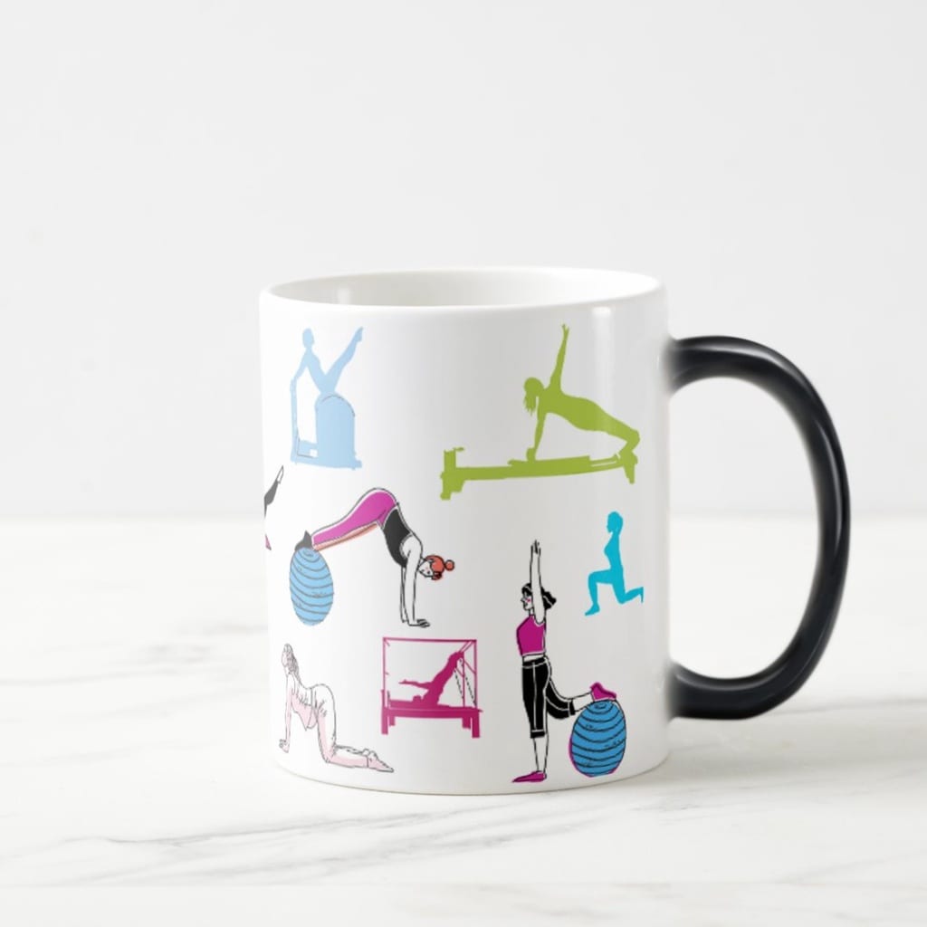 Caneca Mágica Personalizada com Nome Professor de Pilates