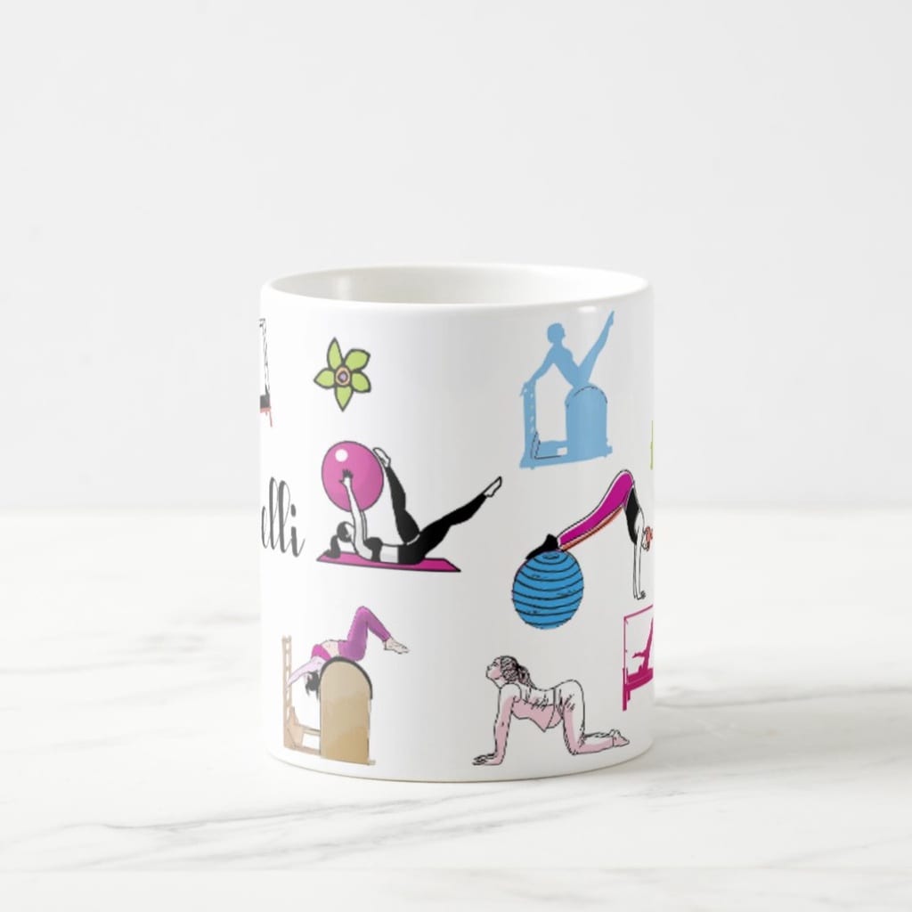 Caneca Mágica Personalizada com Nome Professor de Pilates