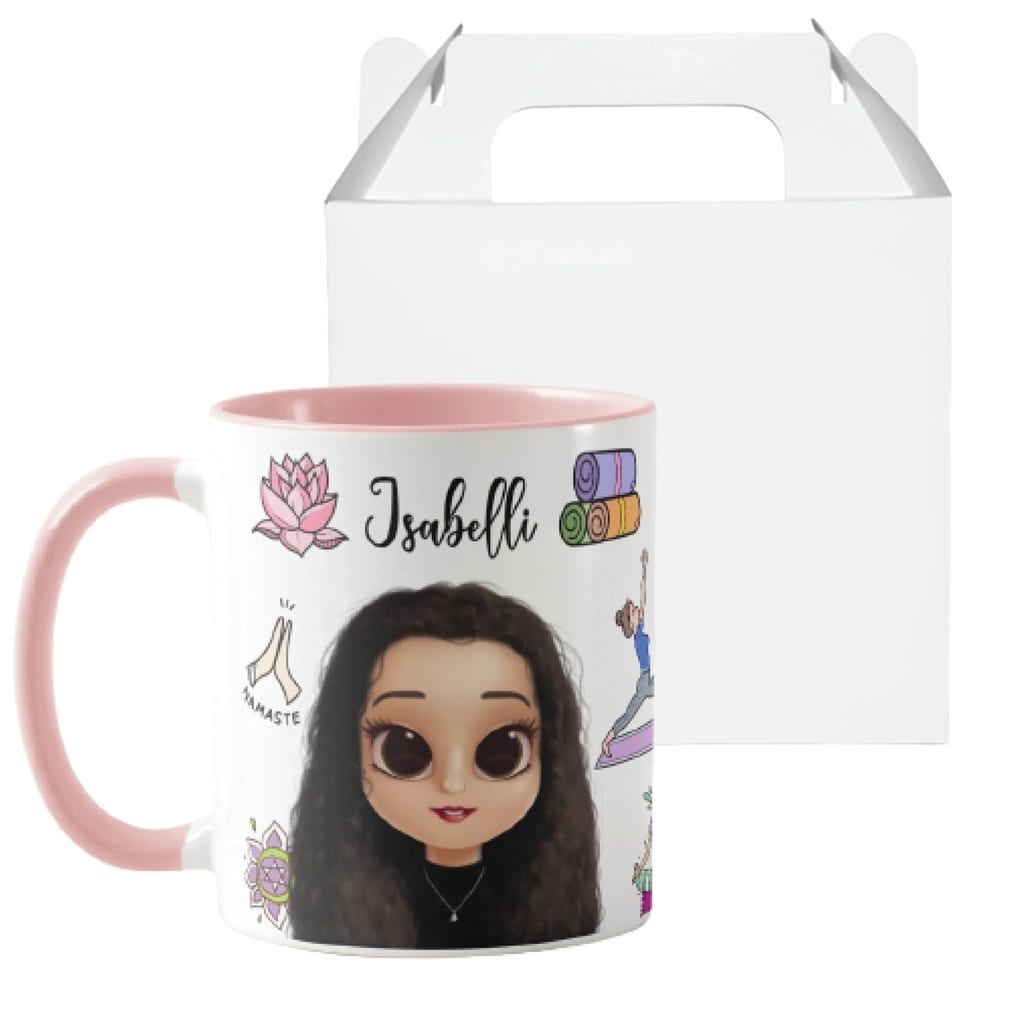 Caneca Ioga Personalizada Presente Especial Yoga - Hobbies (Yoga)