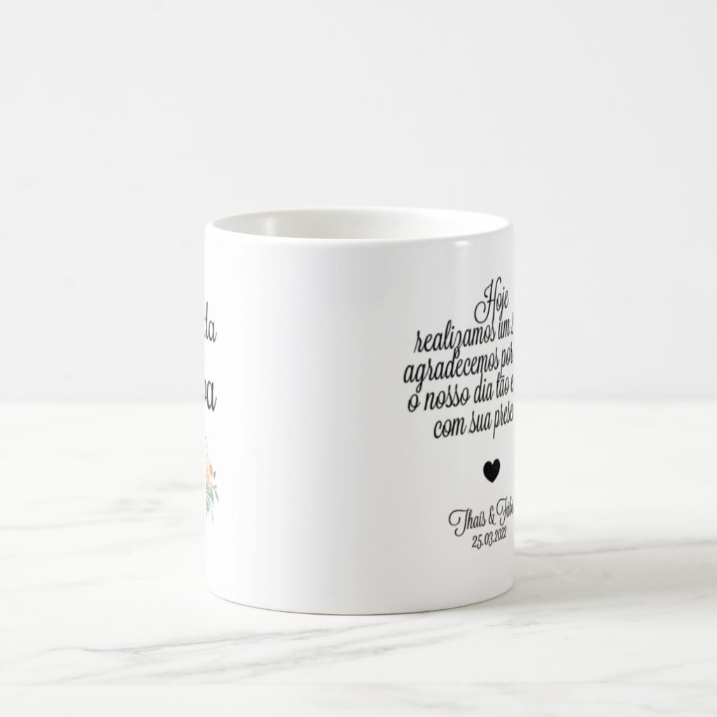 Caneca Presente De Casamento Para Mãe Da Noiva