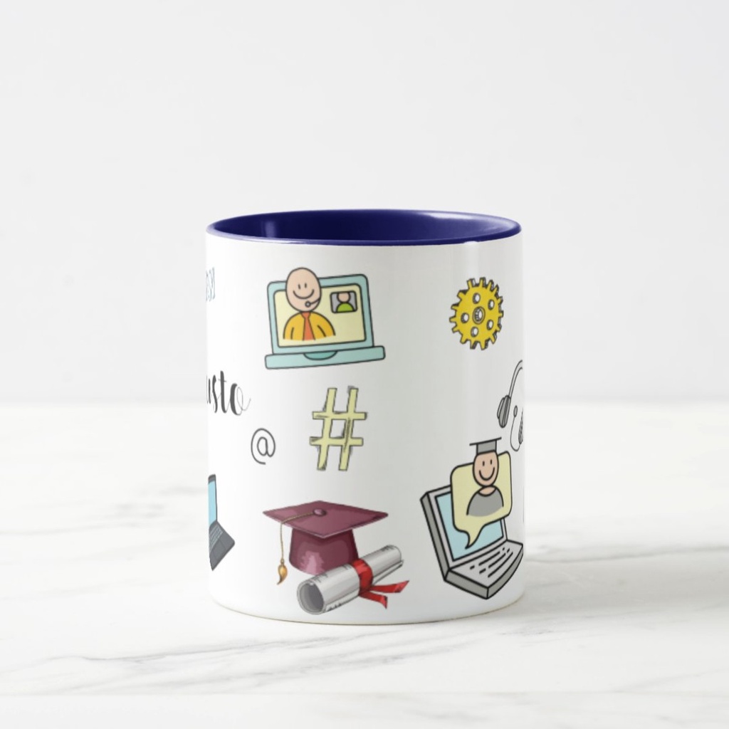 Caneca Professor Informática Presente Personalizado com Nome