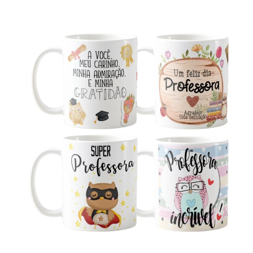 Caneca Personalizada Uso Exclusivo da Super Professora Mimo - Dia dos Professores (Professor(a))