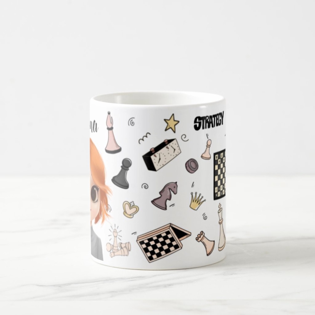 Caneca Personalizada de Jogo de Xadrez Xadrezista Enxadrista