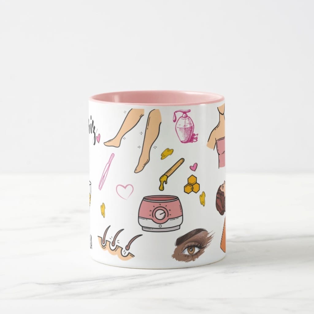 Caneca Personalizada Criativa com Nome Profissão Depiladora