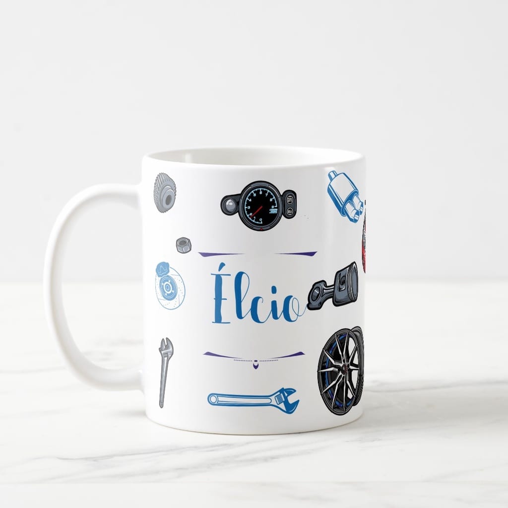 Caneca Personalizada Profissão Mecânica Presente Mecânico - Profissões (Engenheiro(a))