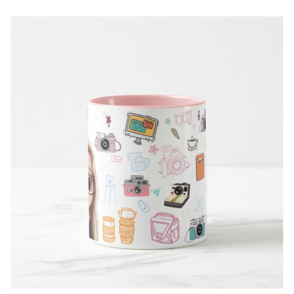 Caneca Personalizada Presente Criativo Fotógrafa Fotógrafos
