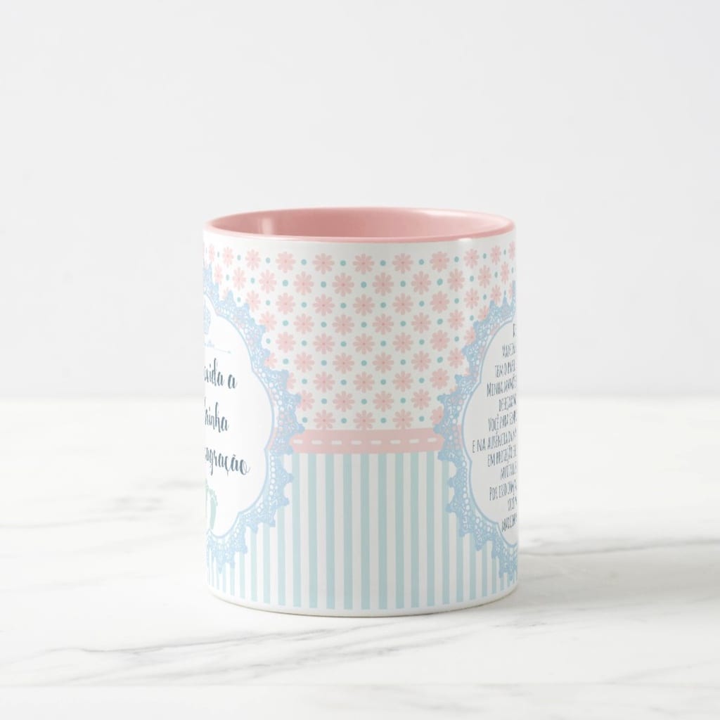 Caneca Presente Especial para Madrinha de Consagração