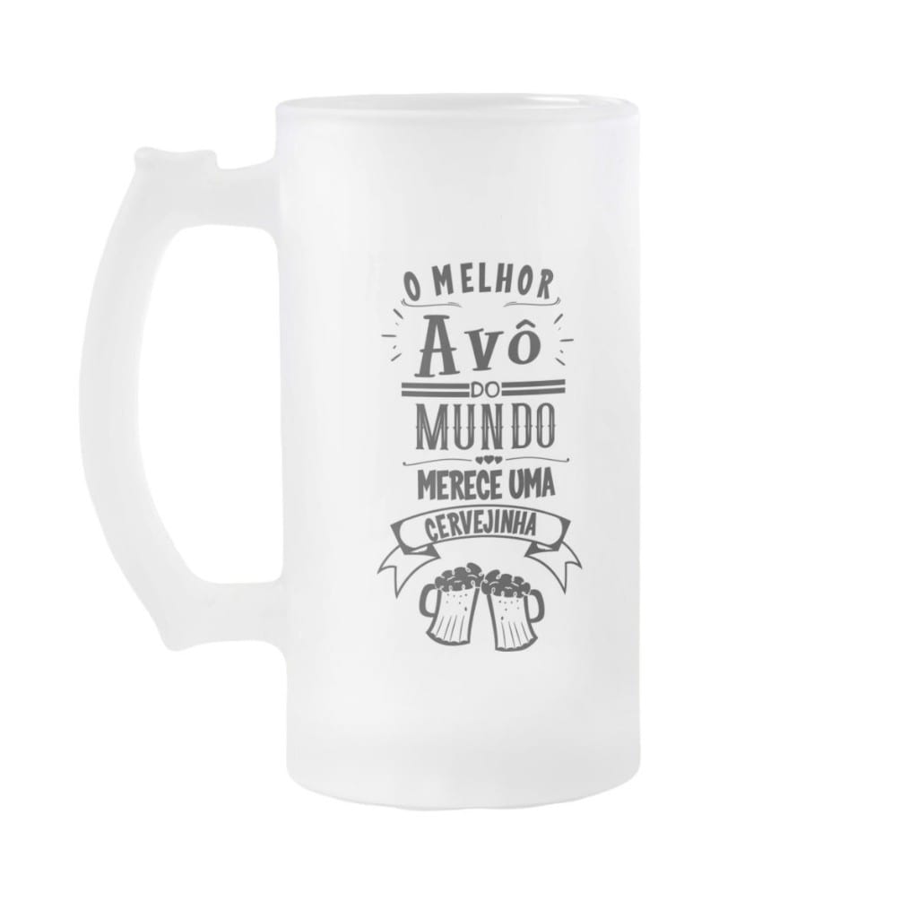 Copo De Cerveja Avô Cervejeiro Presente Dia Dos Pai