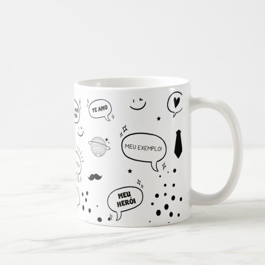 Caneca Presente Criativo Meu Exemplo para o Melhor Avô