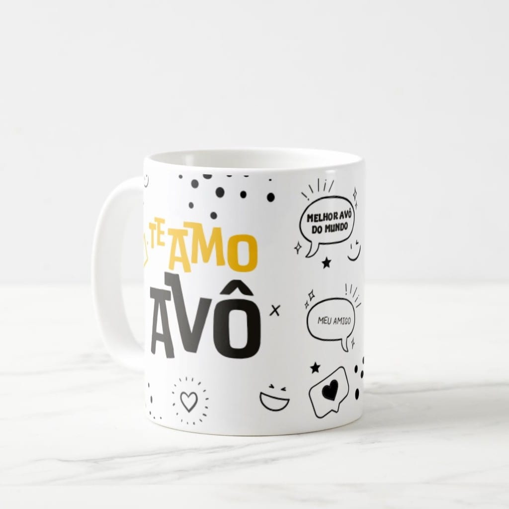 Caneca Presente Criativo Meu Exemplo para o Melhor Avô