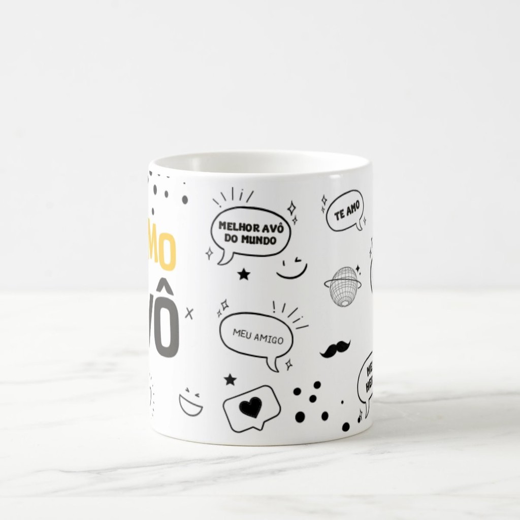 Caneca Presente Criativo Meu Exemplo para o Melhor Avô