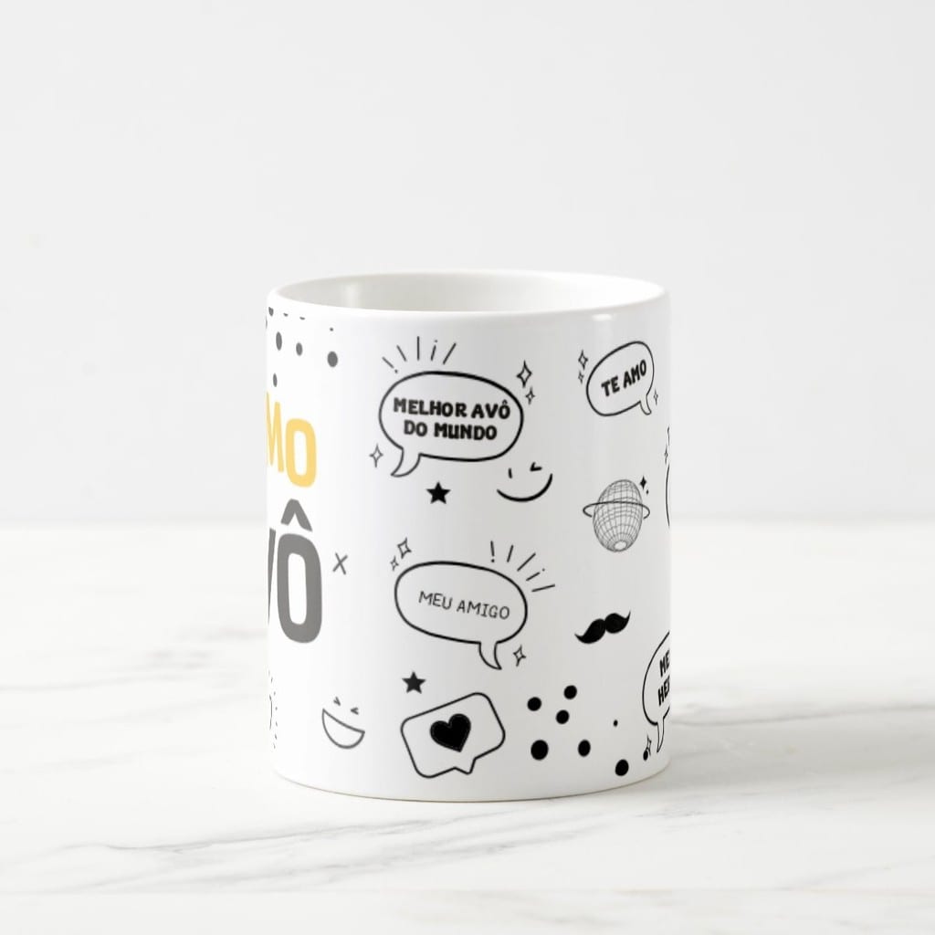 Caneca Presente Criativo Meu Exemplo para o Melhor Avô
