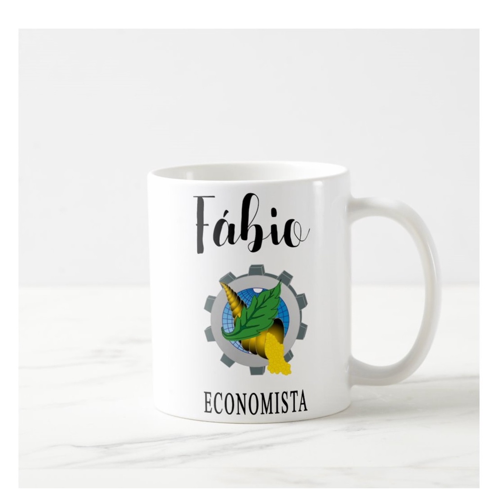 Caneca Ciências Econômicas Economista Personalizada Nome