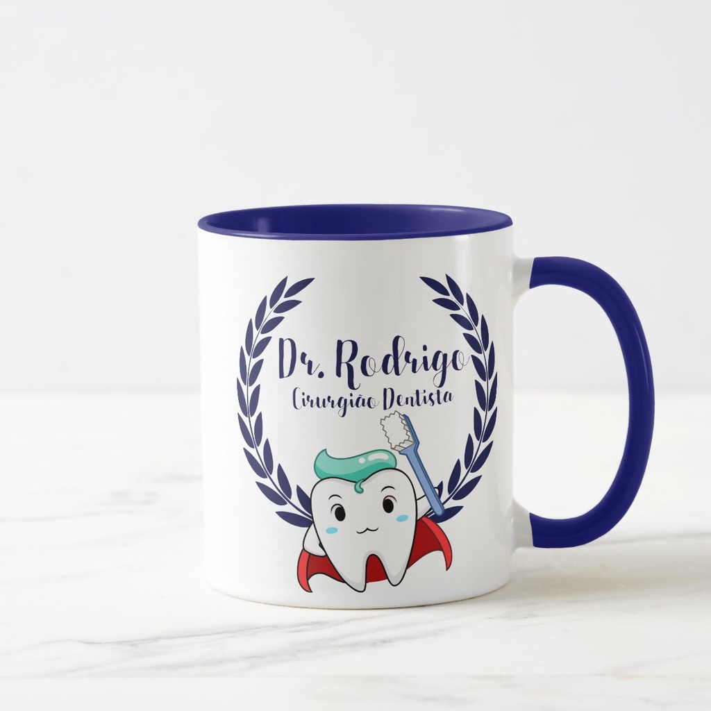 Caneca Personalizada Presente Divertido Cirugião Dentista