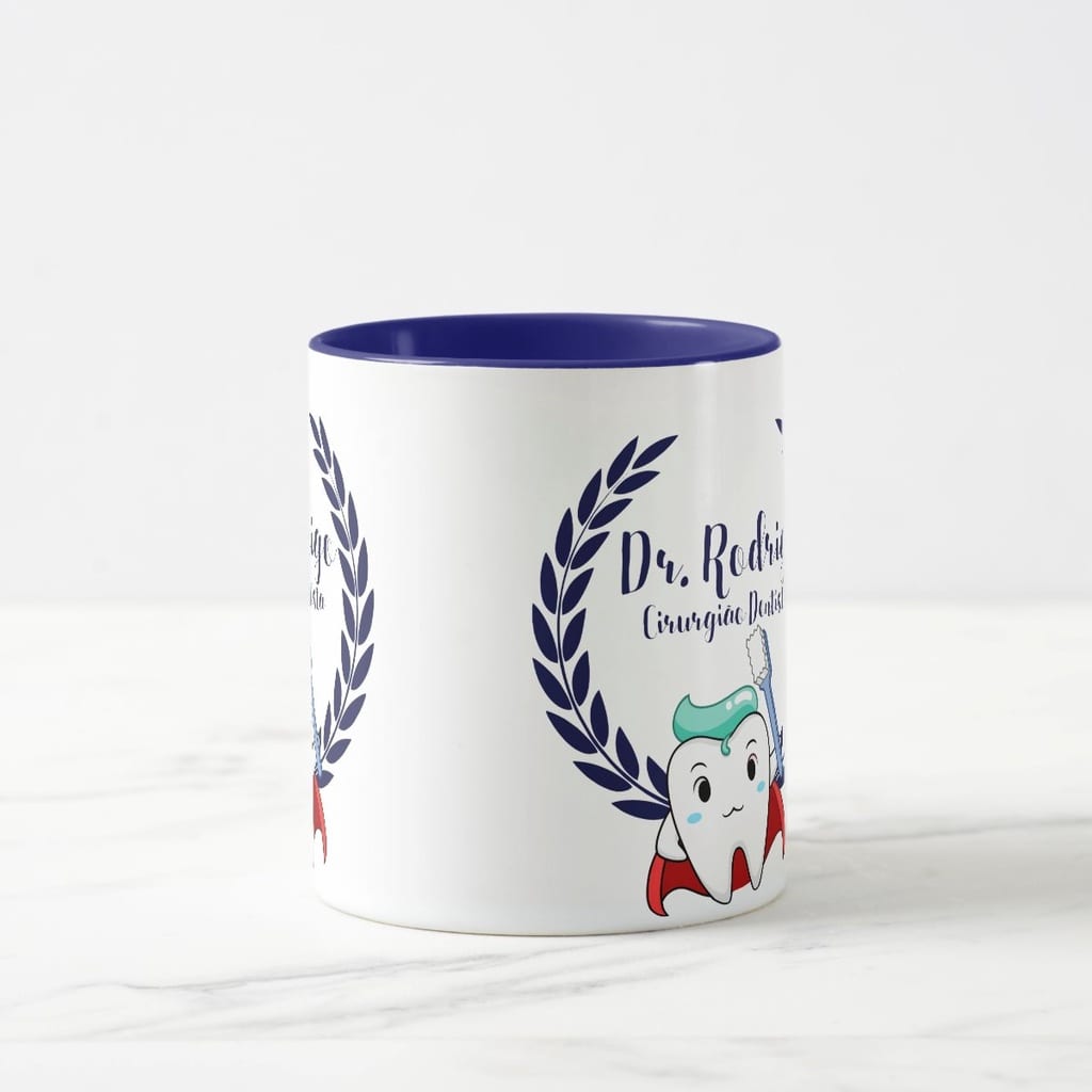 Caneca Personalizada Presente Divertido Cirugião Dentista