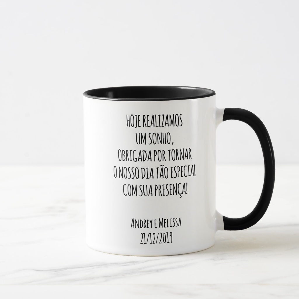 Caneca Casamento Presente Familia Lembrança Irmão da Noiva