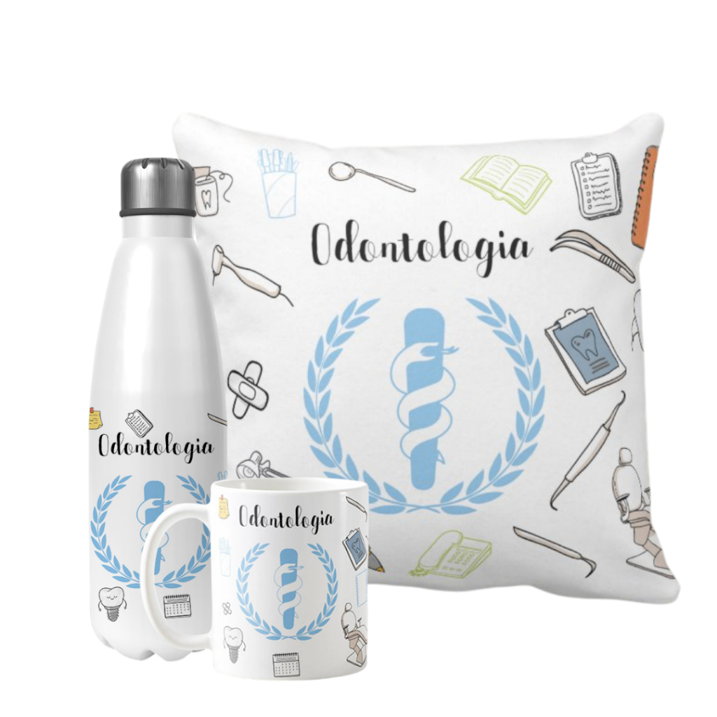 Kit Profissões Presente Personalizado Ondontologia Lembrança - Profissões (Dentista)