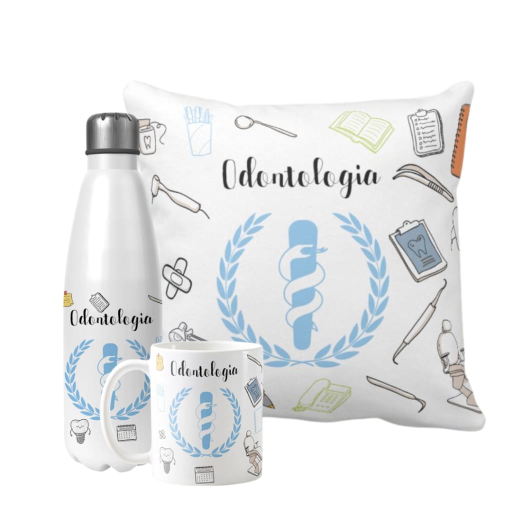 Kit Profissões Presente Personalizado Ondontologia Lembrança - Profissões (Dentista)