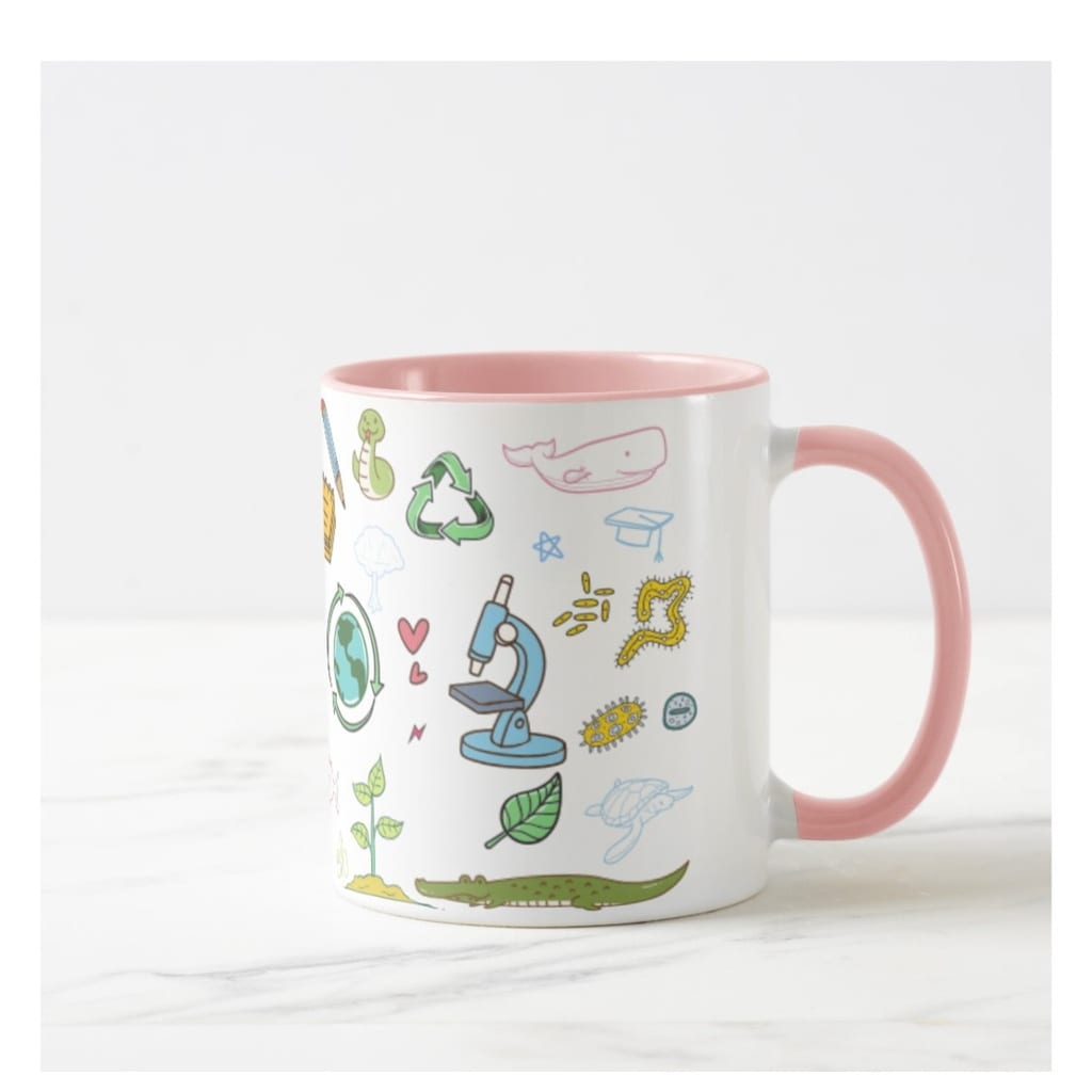 Caneca Personalizada Biologia Presente Criativo Bióloga