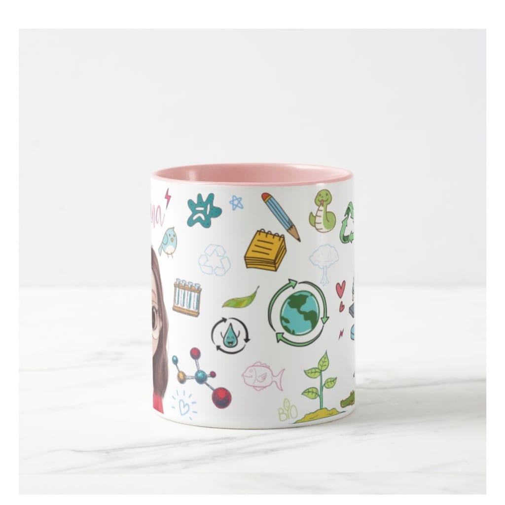 Caneca Personalizada Biologia Presente Criativo Bióloga