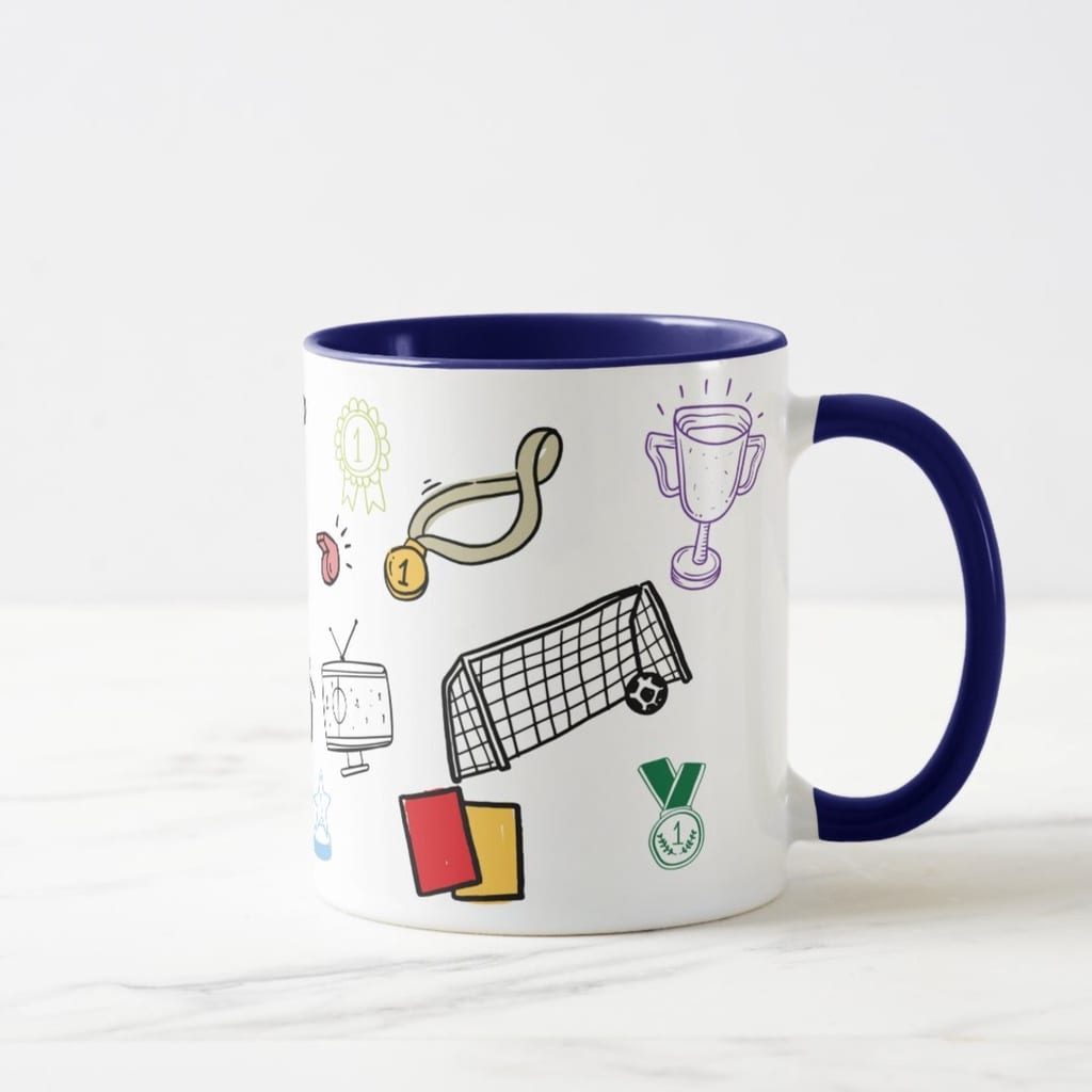 Caneca Presente Personalizado com Avatar Esporte Futebol