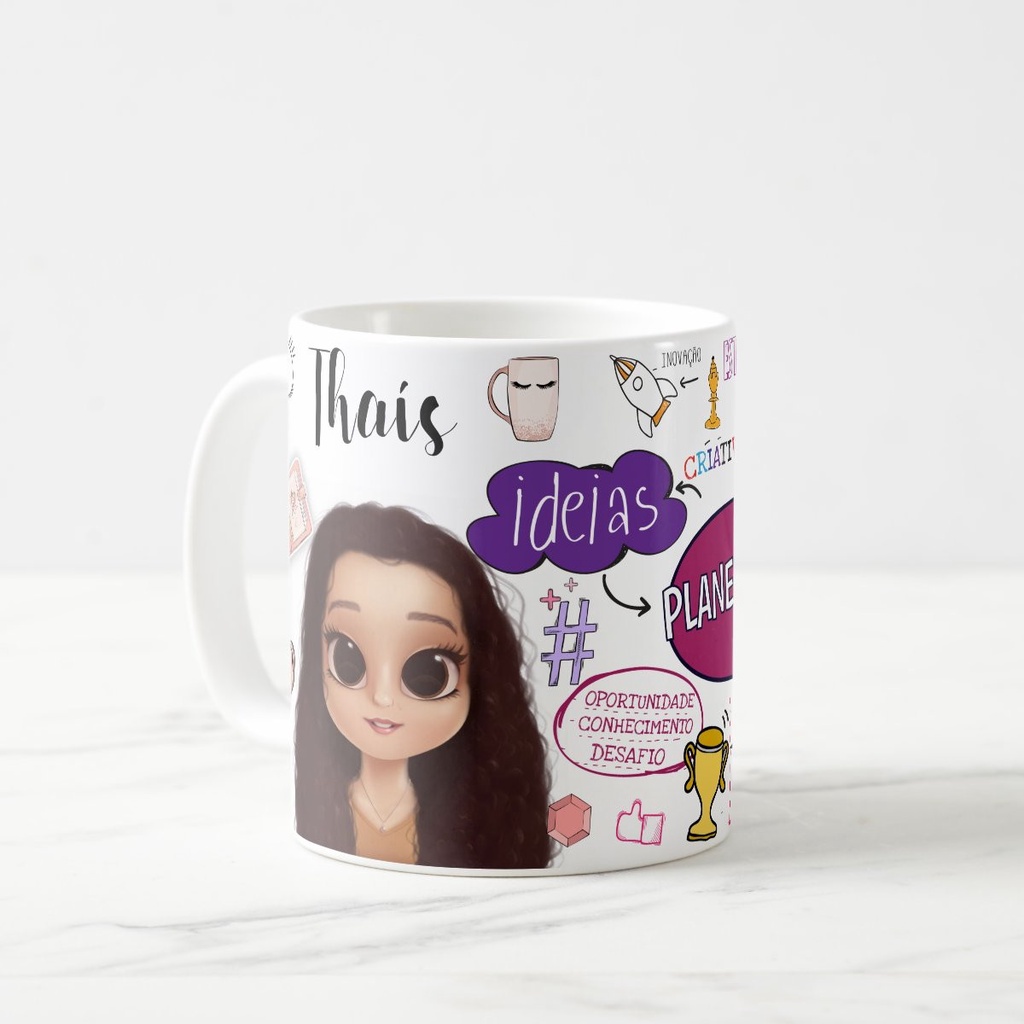 Caneca Personalizada Empreendedorismo Feminino Empreendedora