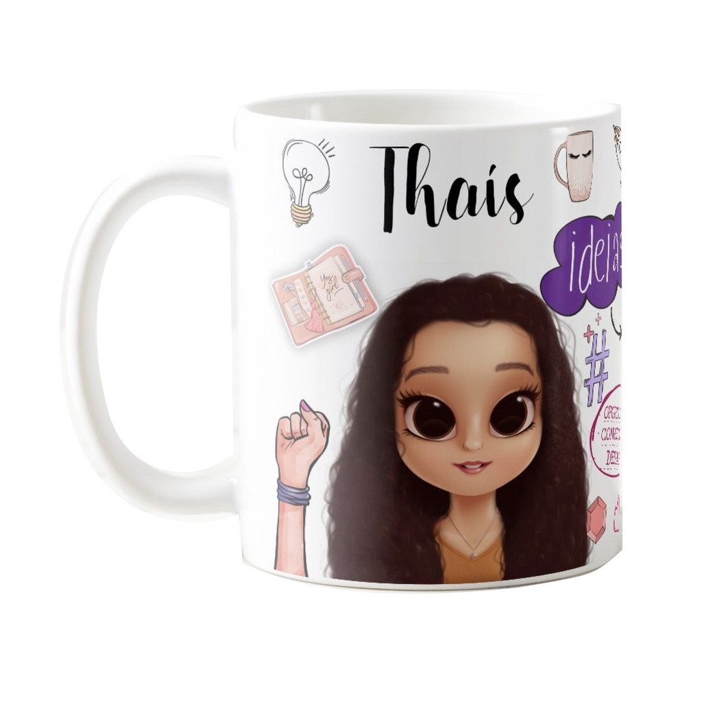 Caneca Personalizada Empreendedorismo Feminino Empreendedora - Profissões (Mulher)