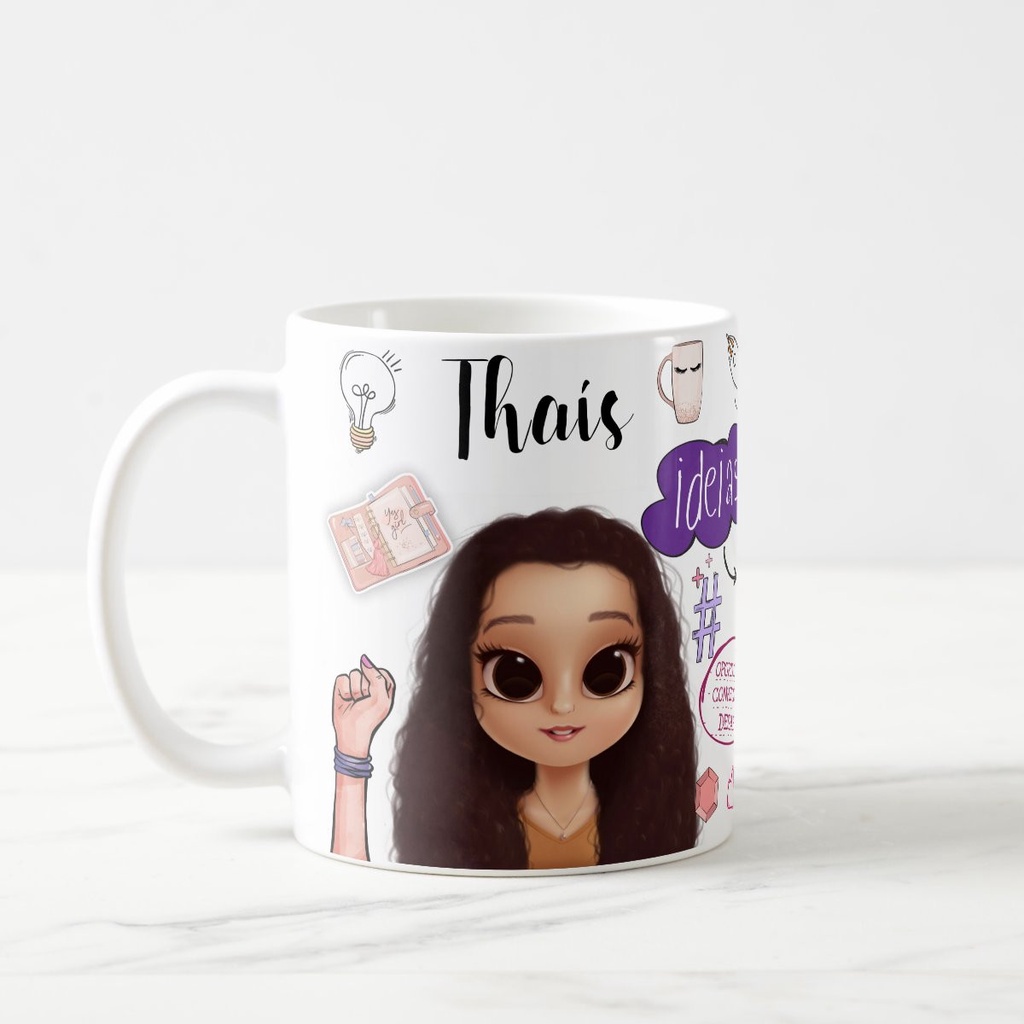 Caneca Personalizada Empreendedorismo Feminino Empreendedora