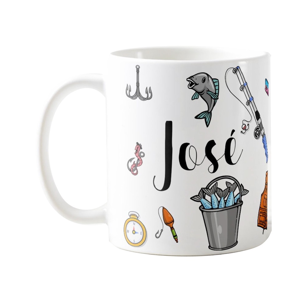 Caneca Personalizada Masculina para Pescador Pescaria - Profissões (Pescador)