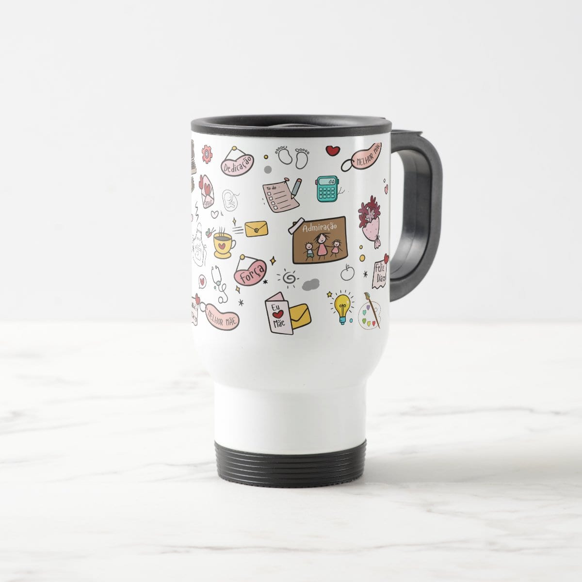 Caneca Mãe Presente Criativo com Avatar - Térmico