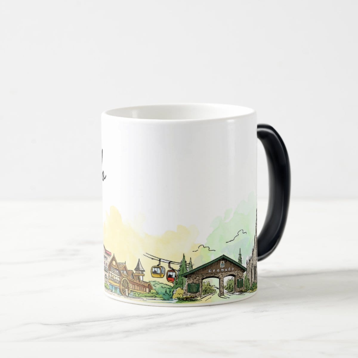 Caneca Lembrança Cidade de Gramado - Rio Grande do Sul - Mágica