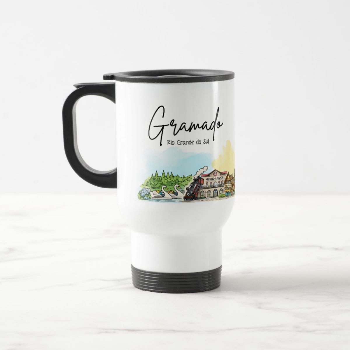 Caneca Lembrança Cidade de Gramado - Rio Grande do Sul - Térmico